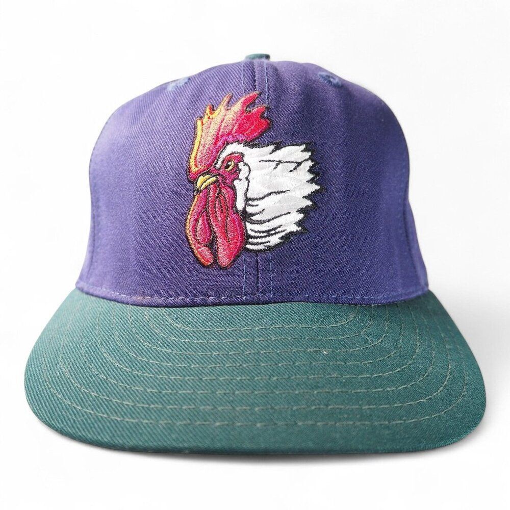 PRO-Line Port City Roosters Vintage 90s Minor‎ League Baseball Fitted Hat 7 RARE
